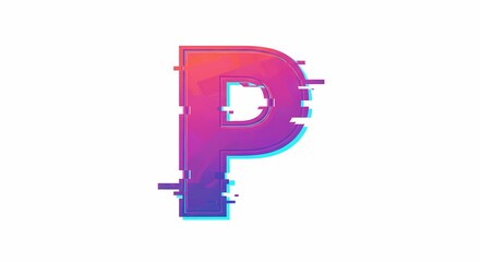 Fototapeta premium letter P