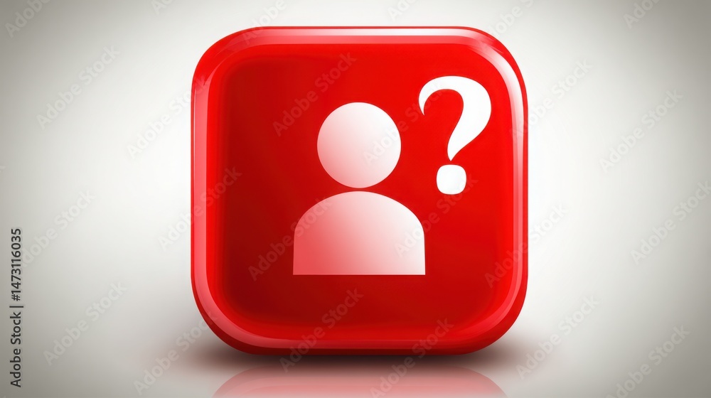 Poster creative outreach strategy naming assistant icon concept with visual elements representing marketing