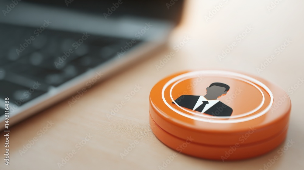Aufkleber creative personalized follow-up message assistant icon concept for nurturing customer relationships 
