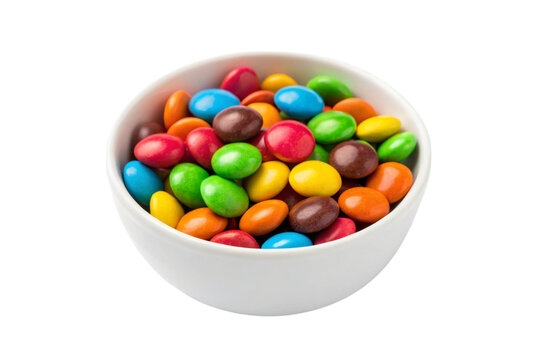 colorful candy in a bowl - Powered by Adobe