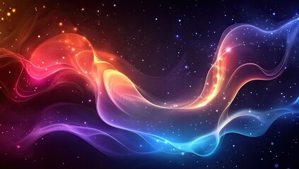 Fototapeta premium Abstract Cosmic Waves