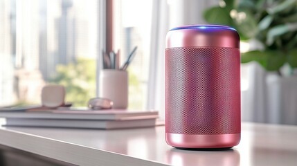 Fototapeta premium Smart Speaker: Wireless Audio Home Device