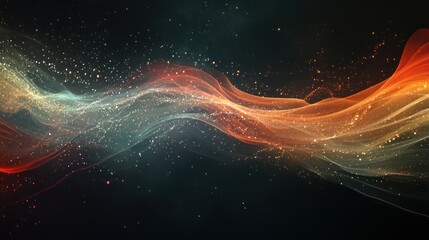 Abstract swirling dynamic lines