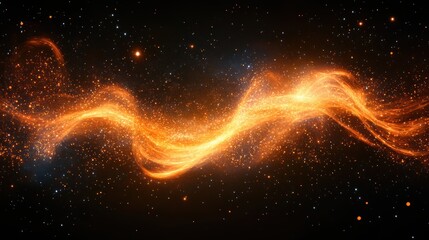 Abstract swirling energy in space