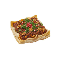  Qutab food isolated image on white Background