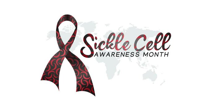 sickle cell awareness month motion video, ideal for sickle cell awareness month celebration