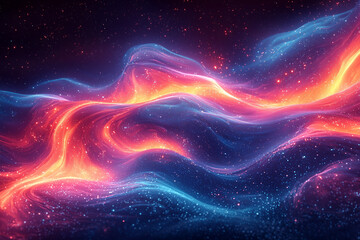 Neon glow abstract background