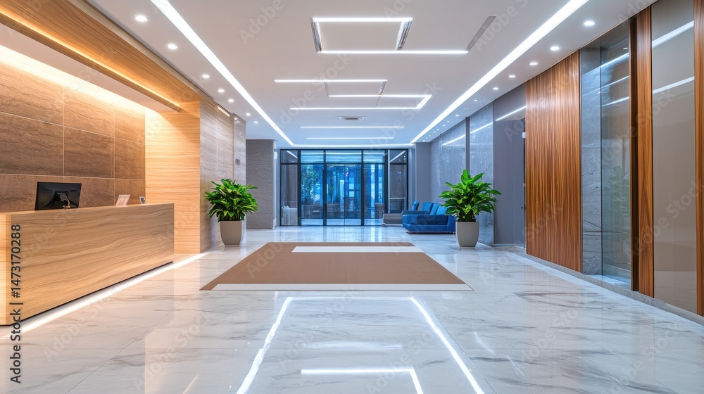 Poster office lighting system with auto-dimming and motion sensors to optimize energy efficiency