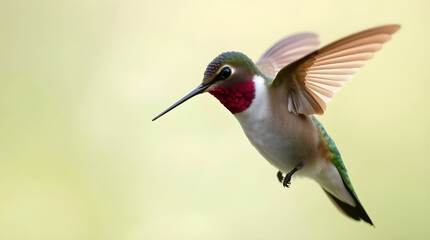 Grace in the Air: Hummingbird in Warm Light