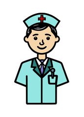 nurse cartoon illustration graphic design