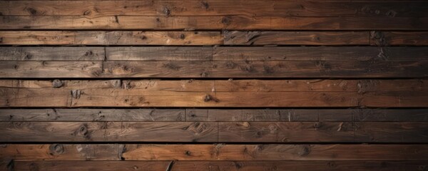 Naklejka premium Rustic reclaimed wood wall, rich texture, varied tones , worn, uneven