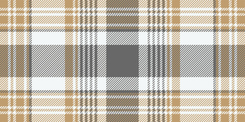 Gold platinum checkered plaid seamless pattern. Vector illustration.