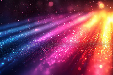 Neon glow abstract background