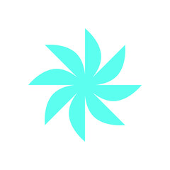 Y2K abstract swirl Shape. Retro symbol with a modern twist. This psychedelic icon captures 90s aesthetics, featuring a bold shape in flat design. Perfect for trendy decoration or graphic