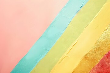 Obraz premium People with rainbow background flag celebrate Pride Month Day
