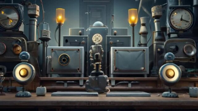 digital tecnology of human time force, ai generative video