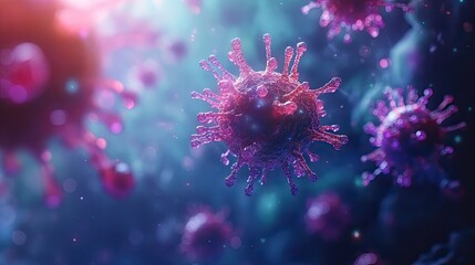 Realistic gene therapy visualization in medical research for personalized treatment.