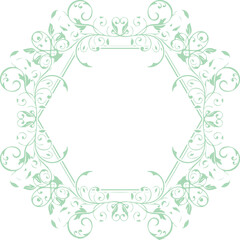 Beautiful flower art and mandala vector design