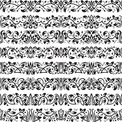 Beautiful flower art and mandala vector design