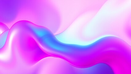 Fototapeta premium Iridescent Fluid Wave Abstract Background