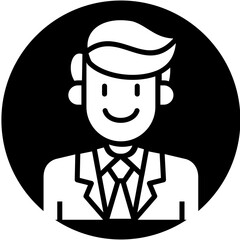 business man icon	