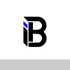 Modern IB Lettermark Logo Design