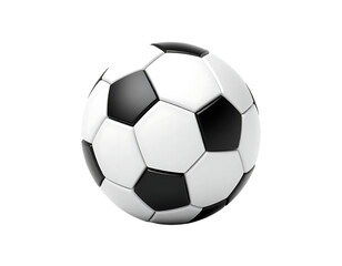Soccer ball isolated on transparent background