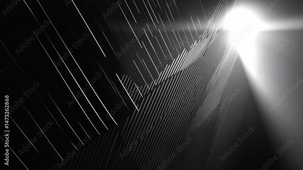 Poster sleek minimalist backdrop with gradient lighting effects and depth
