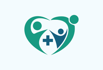 Family Health Care Logo Design Element
