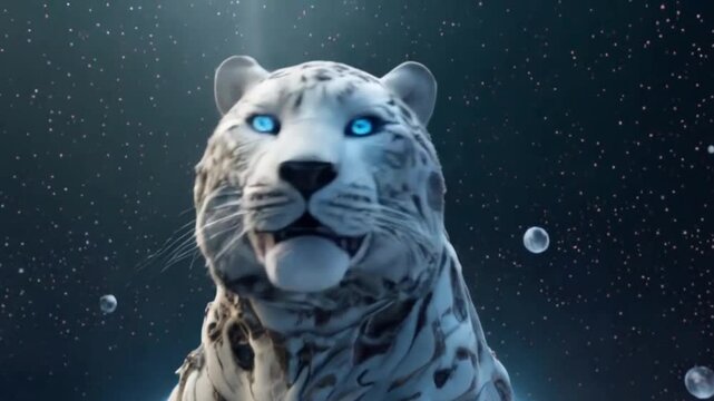 Leopard is mode beast  , ai generative