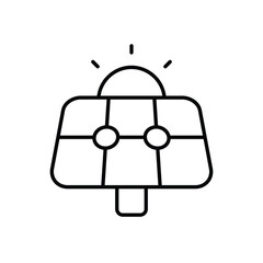 Solar Power Vector icon