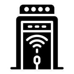 icon metal detector with style glyph