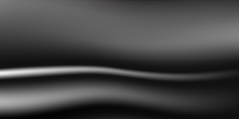 Limbo black background. Abstract dark gradient backdrop. Color wall of studio, room, stand for product display or photo. Modern banner with empty place for advertising text. Vector illustration.