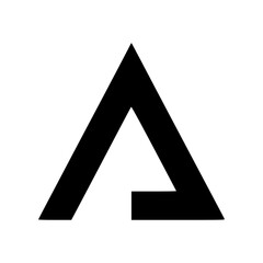 Geometric Triangle Vector Icon
