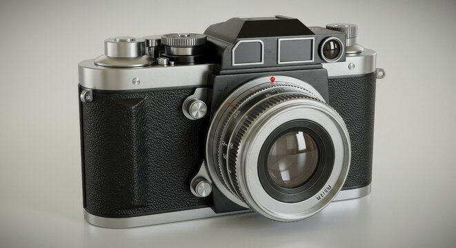 Vintage Camera Close-up Analog Photography Equipment