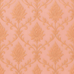 Fototapeta premium Seamless thai fabric pattern display textile studio intricate design soft lighting close-up view of artistry