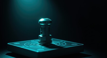 Metal Footswitch on Square Pad