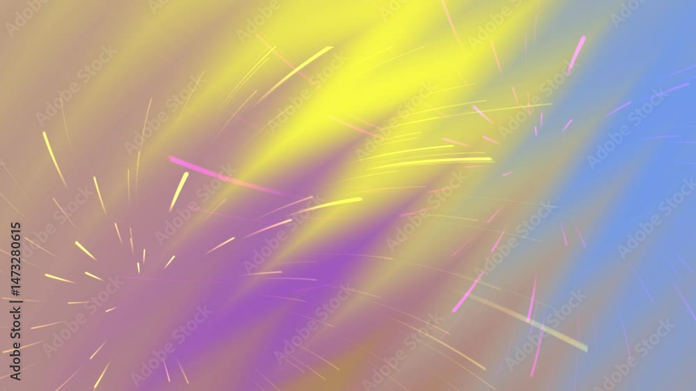 Poster abstract colorful fireworks background abstract fireworks display, vibrant colors and dynamic compos
