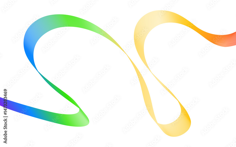 Poster abstract background with dynamic flowing light polychromatic waves. vibrant and futuristic design. w