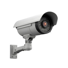 Modern security camera system high definition cctv surveillance on transparent background