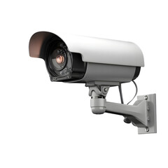 Modern security cctv camera system high definition video grey on transparent background