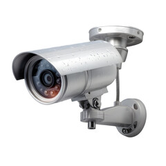 Modern security camera system outdoor surveillance device cctv on transparent background