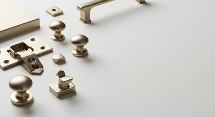Elegant Gold Hardware Collection Knobs, Pulls, and Latches for Exquisite Home Design