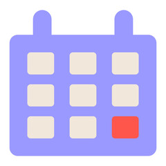 Obraz premium Minimalist Calendar Icon Highlighting Important Date for Event Reminder or Schedule Planning