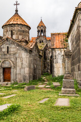 Fototapeta premium Republic of Armenia. Alaverdi. Haghbat 10th C. UNESCO World Heritage Site. Byzantiine architecture. Monastery complex.