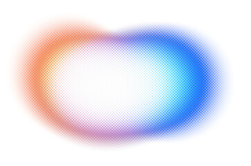 Abstract neon holographic color gradient shaped effect vector illustration on transparent background. Holographic color effects for graphical use, light leaks texture