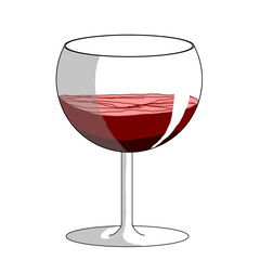 glass of red wine