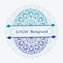 Elegant mandala background