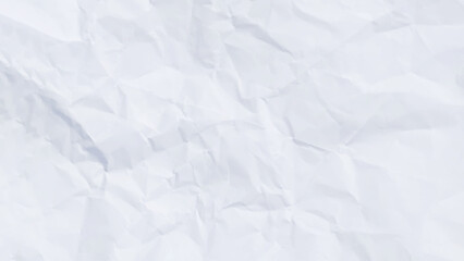Crumpled white paper background. Abstract white crumpled and creased recycle paper texture background