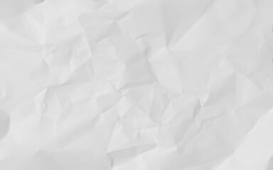 Crumpled white paper background. Vector illustration.